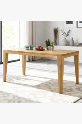 Massiver Esstisch Eiche Öl 200x100 cm robust massiv